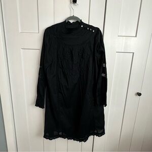 J. Crew Black Lace Detail Dress nwt